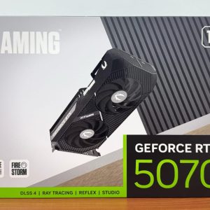 ZOTAC GAMING GeForce RTX 5070 Twin Edge 12GB GDDR7 Graphics Card - 3x DP 2.1, HDMI 2.1 - For Gaming & AI