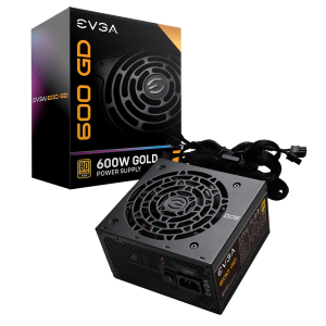 EVGA 600 GD 600W Power Supply ? 80+ Gold Certified High-Efficiency PSU