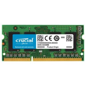 8GB DDR3L 1600MHz Crucial Laptop RAM ? Power-Efficient Memory Upgrade